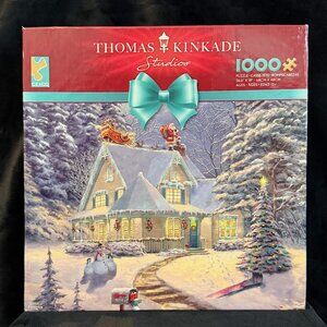 Thomas Kinkade Studios Holiday 1000 Piece Jigsaw Puzzle